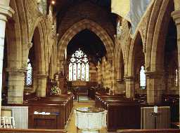 Interior of Holy Trinity Church, Embleton. 1992