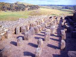 Roman granaries at Housesteads.
Photo by Harry Rowland.