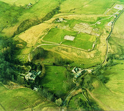 Vindolanda from the air. Photo by Vindolanda Trust.