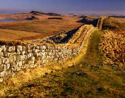 Hadrian's Wall, near Hotbank Crags (Copyright © Don Brownlow)