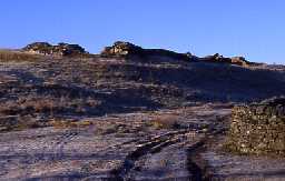 View of Dally Castle. Photo by Northumberland County Council.