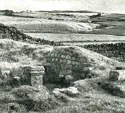 Mithraeum at Carrawburgh. Photo by Northumberland County Council.