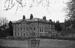 Hesleyside Hall. Photo Northumberland County Council, 1957.