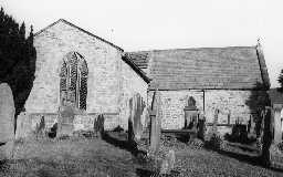 St Cuthbert's Church, Bellingham. Photo Northumberland County Council, 1971.