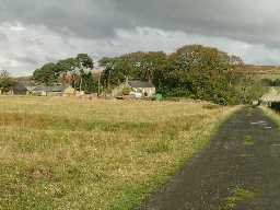 View across the Roman ramparts at Blakehope. Photo Northumberland County Council, 2004.