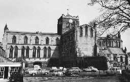 St Andrew's Church, Hexham. Photo Northumberland County Council, 1971.