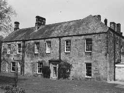 Claustral buildings of St Andrew's Priory incorporated into Hexham Court House and Hexham House Clinic. Photo Northumberland County Council, 1971.
