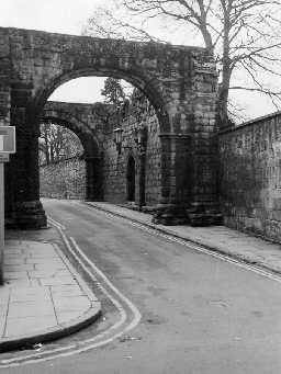St Wilfrid's Gateway, Hexham. Photo Northumberland County Council, 1971.