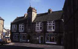 Town Hall with shops, Corbridge.