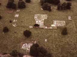 Chesters Roman Fort from the air.
Copyright Reserved: Museum of Antiquities, Newcastle upon Tyne.