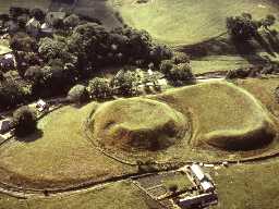 Aerial view of Elsdon Castle.
Copyright Reserved: Museum of Antiquities, Newcastle upon Tyne.