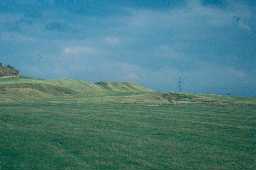 The vallum near Downhill, Whittington. Photo by Northumberland County Council.