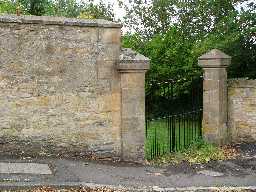 Walls and Piers In Front of St Cuthbert's Vicarage 2006