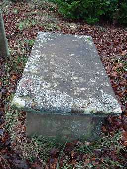 Chest Tomb; Chamfered Base and Stone Slab Sides (3) 2007