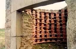 Dovecot showing nesting boxes 1995