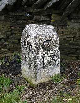 Milestone, A68,  E of Rowley Cottage (Castleside) 2006