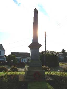 War Memorial, The Avenue, Greencroft © DCC 04.11.2009