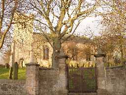 Walls & Gate Piers S of St Margaret, Tanfield © DCC 2004