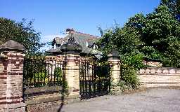 Piers, Walls, Gates and Railings, Front of Lodge 2006