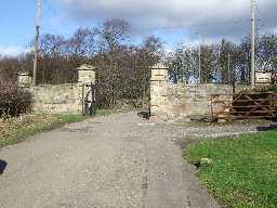 Gates, Piers and Walls, North-West of Lumley Lodge 2007