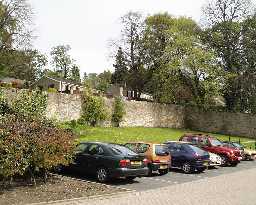 Wall, Castle Garden, Back Lane, Stanhope 2004
