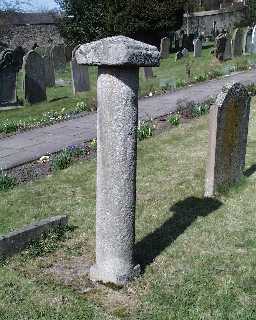 Old Market Cross in Churchyard, Stanhope 2003