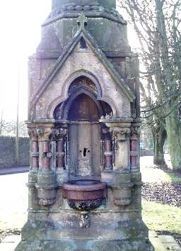 Memorial Fountain, Stanhope - detail 2003