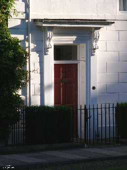 90 Gilesgate, Durham - door detail 2004