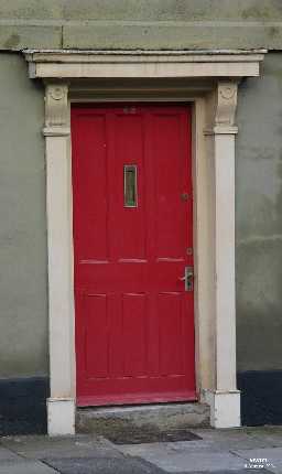 69 Hallgarth Street, Durham - door detail 2004