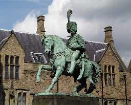 Statue of 3rd Marquees of Londonderry, Market Place Place, Durham City 2000