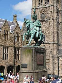 Statue of 3rd Marquees of Londonderry, Market Place Place, Durham City 2005