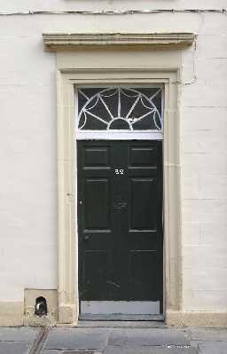 22 North Bailey, Durham - doorway 2005