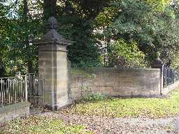 Gate Piers & Walls NW of County Hall, Durham 2005