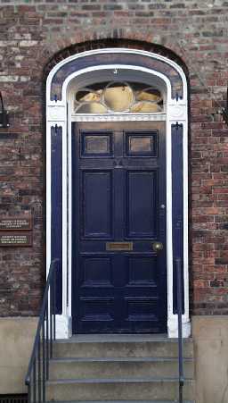 24 Old Elvet, Durham - door detail 2000