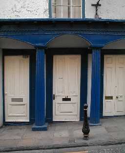 43, 43A & 44 Saddler Street - entrance detail  2000