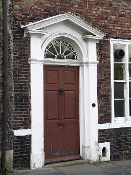 9 South Bailey, Durham - door detail 2000
