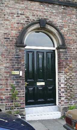 45 South Street, Durham - impact of different colours on doorway 2003
