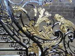 Entrance Gates to Bowes Museum (detail)  © DCC 2000