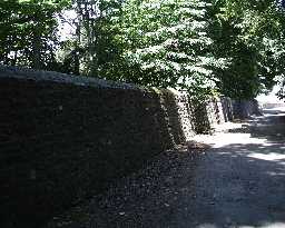North Boundary Wall to Bowes Museum  © DCC 2003