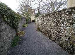  Approach Walls  to Churchyard, Barningham  © DCC 2003