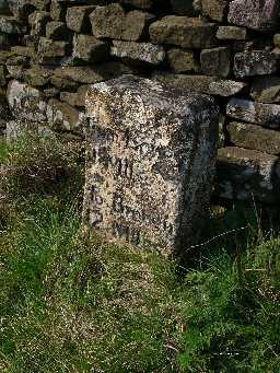 Milestone, A66, 650m west of Ivy Hall © DCC 2006