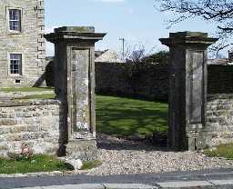 Garden Walls, Gate Ppiers & Gates adjoining S Front of Bowes Hall  © DCC 2002