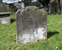 Headstone to Thomas Hanby @ St Giles © DCC 2002