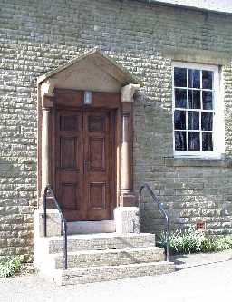 Eggleston Baptist Chapel, entrance detail  © DCC 2003