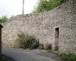 Step flanking & retaining walls at Prospect Terrace  © DCC 2003