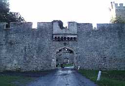 Forecourt Walls & South Tower of Witton Castle 2003