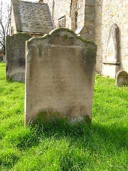Thomas Williamson Headstone at St Mary, Gainford   © DCC 2005
