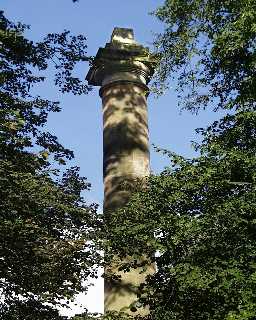 Column, east of Edleston House - detail  © DCC 2001
