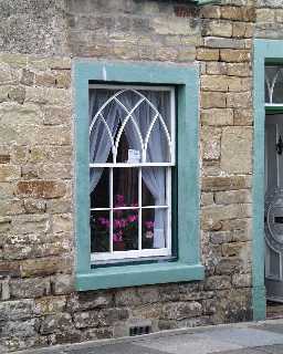 3 Tees View, Gainford - window detail  © DCC 2000