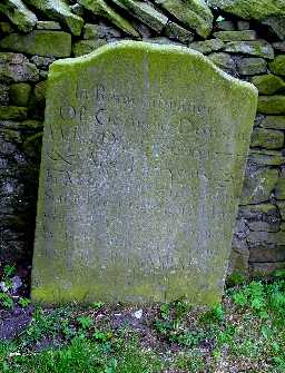 Dowson Headstone at Baptist Church, Hamsterlety  © DCC 2005
